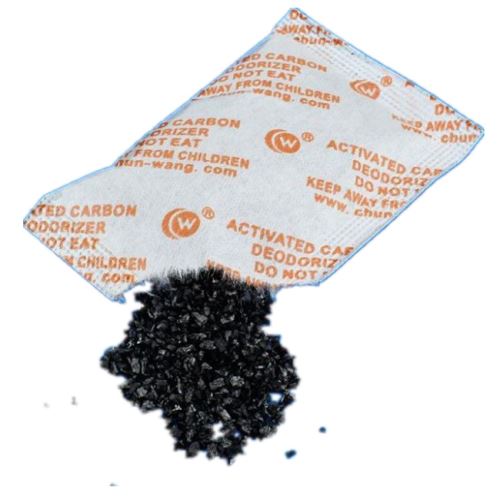 Absorvente de odor de carvão ativado com casca de coco